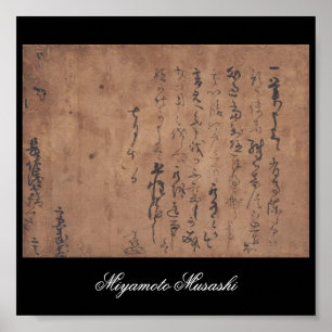 Affiche Marquez avec des lettres écrit par Miyamoto