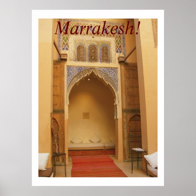 affiche marrakech (Devant)