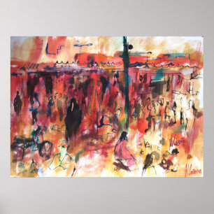 Affiche Marrakesh Market