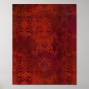 Affiche marron
