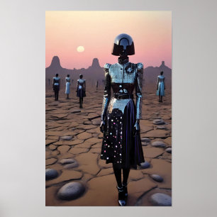 Affiche Mars a besoin de femmes Cyborg