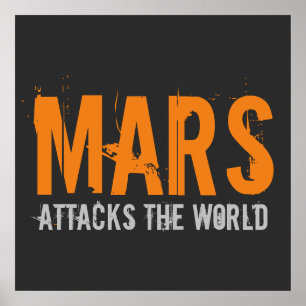 Affiche Mars attaque le monde