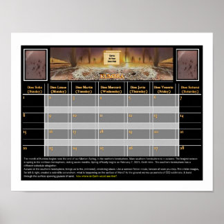 Affiche Mars Camping Prohibited