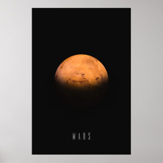 Affiche Mars - La planète rouge et la prochaine frontière