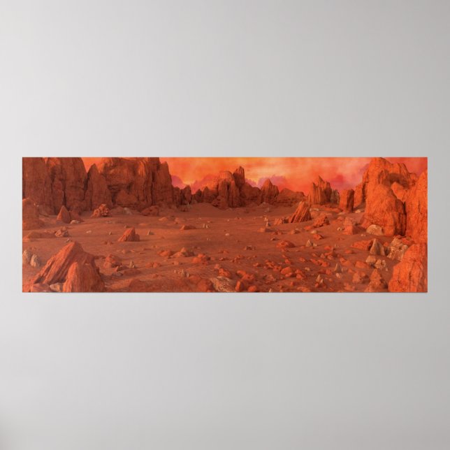 Affiche Mars Landscape (Devant)