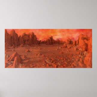 Affiche Mars Landscape