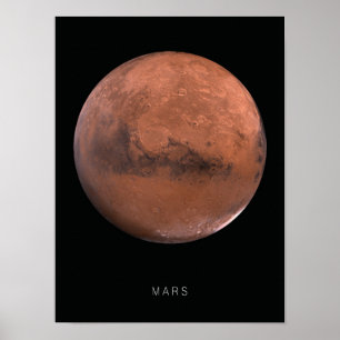Affiche Mars Planet Wall Art