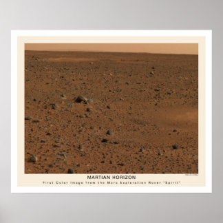 Affiche Mars Rover Spirit Photo 2004