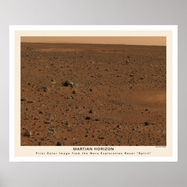Affiche Mars Rover Spirit Photo 2004 (Devant)