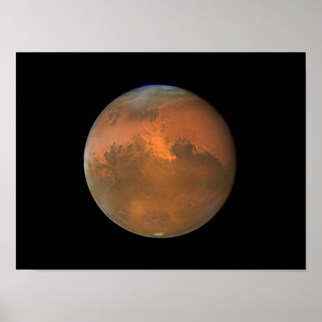 Affiche Mars (télescope Hubble) (Devant)