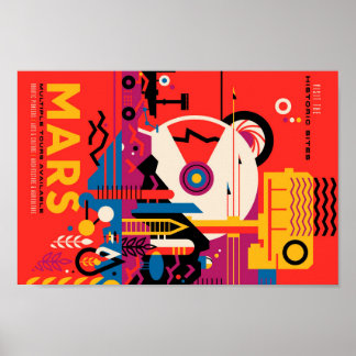 Affiche Mars Travel
