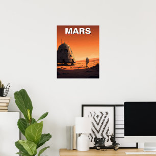Affiche Mars Travel