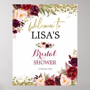 Affiche Marsala Fall in Love signe de bienvenue