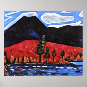 Affiche Marsden Hartley - Mont Katahdin, Maine,