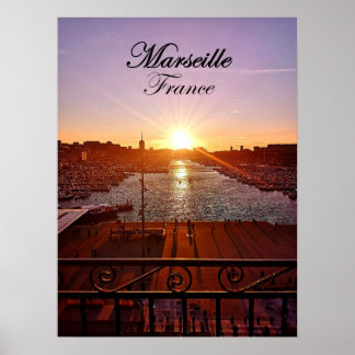 Affiche Marseille Vieux Port France Photo 192