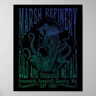 Affiche Marsh Refining Company Innsmouth Lovecraft