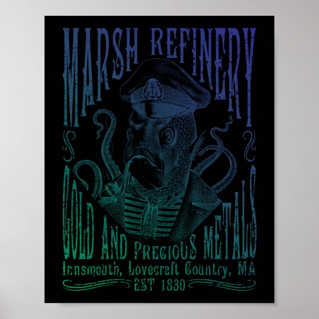 Affiche Marsh Refining Company Innsmouth Lovecraft (Devant)