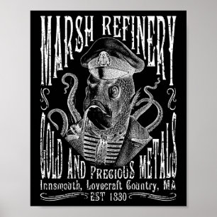 Affiche Marsh Refining Company Innsmouth Lovecraft