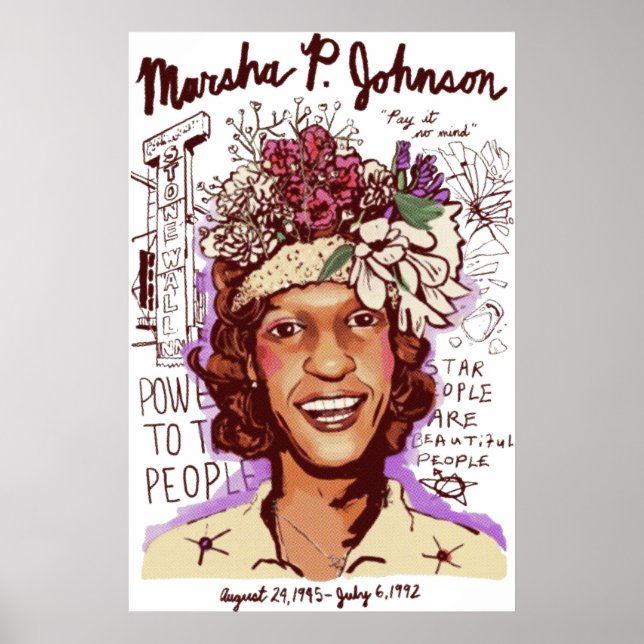 Affiche Marsha P Johnson (Devant)