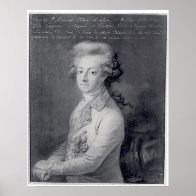 Affiche Marshal Charles-Joseph  Prince de Ligne (Devant)