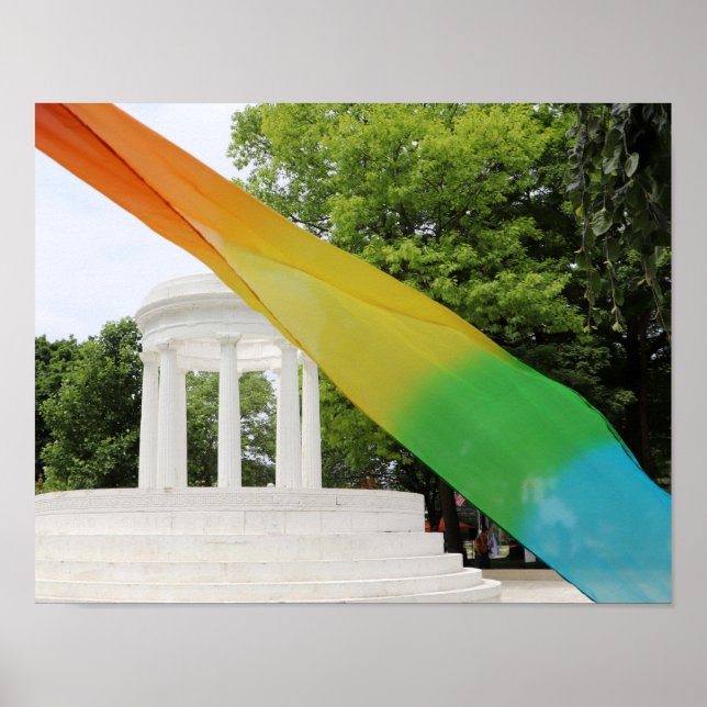Affiche Marshall Michigan Pride Rainbow  (Devant)