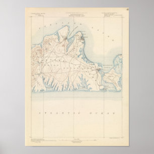 Affiche Martha's Vineyard, le Massachusetts