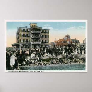 Affiche Martha's Vineyard, Vue sur Sea View Avenue