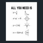 Affiche Marthematist | Math Teacher Mathematics Gifts<br><div class="desc">The funny “Marthematik | Math Teacher Mathematics Gifts” design is perfect as a fun gift idea for women,  men,  mom,  dad,  wife,  husband,  girl,  boys,  son.</div>