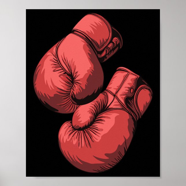 Affiche Martial Arts Sport Punching Sac Sparring Boxe (Devant)