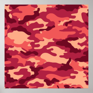 AFFICHE MARTIAN DESERT CAMO / CAMOUFLAGE DAZZLE MOTIF