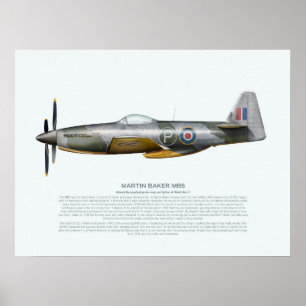 Affiche Martin - Baker MB5