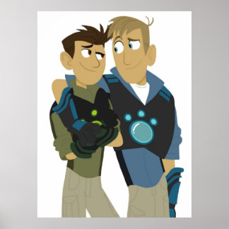 Affiche Martin et Chris Kratt Wild Kratts