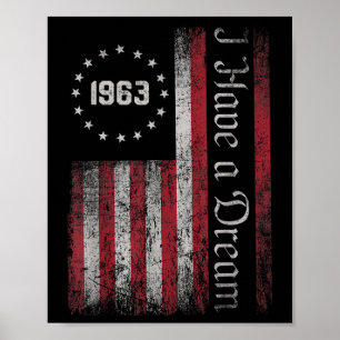 Affiche Martin Luther King Jr. Jour J'Ai Une Journée De Lu