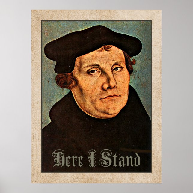Affiche Martin Luther Me Repose Ici (Devant)
