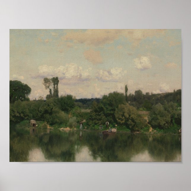 Affiche Martin Rico y Ortega - Sur la Seine (Devant)