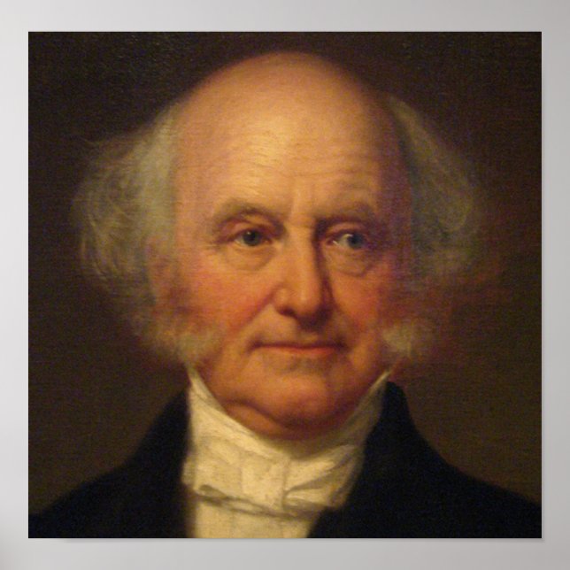 Affiche Martin Van Buren 8e Président (Devant)