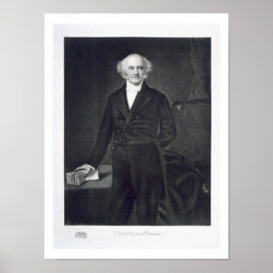 Affiche Martin Van Buren, 8e président des États-Unis
