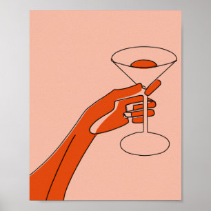 Affiche martini applaudit