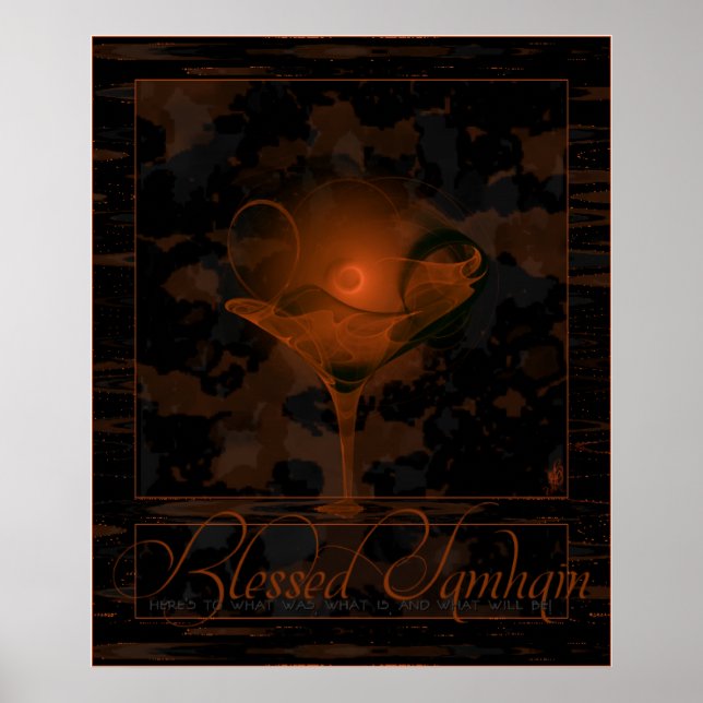 Affiche Martini Art de la Façade de pain samhain (Devant)