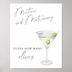 Affiche Martini Enterrement de Vie de Jeune Fille - Combie