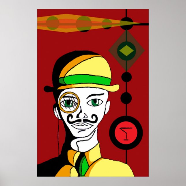 Affiche Martini Gin (Devant)