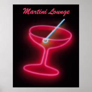 Affiche Martini Lounge