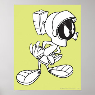 AFFICHE MARVIN LE MARTIAN™ REGARDANT