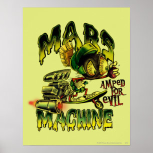 Affiche MARVIN MARTIAN™ - Machine Mars