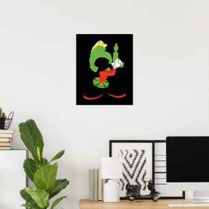 Affiche MARVIN MARTIAN™ Silhouette avec Raygun