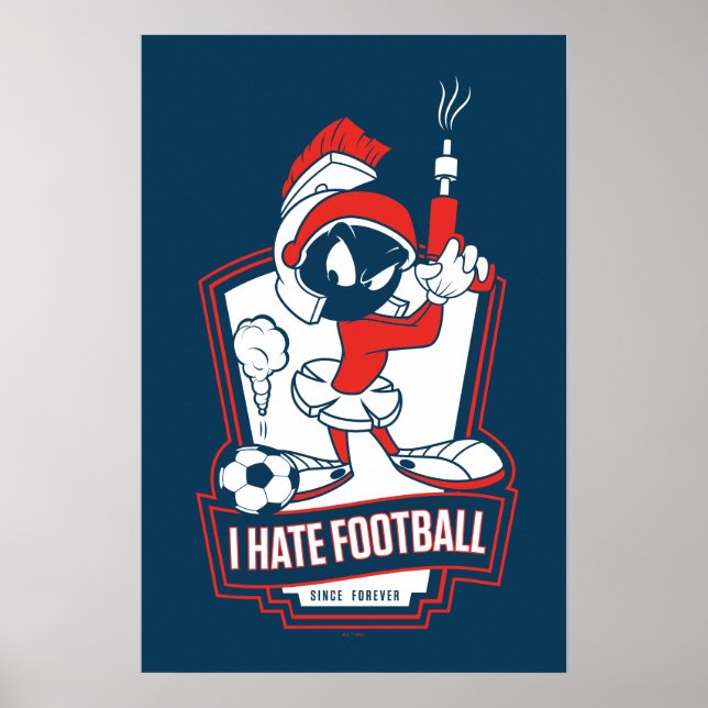 Affiche MARVIN THE MARTIAN™ "I Hate Football" Graphic (Devant)