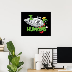 Affiche MARVIN THE MARTIAN™ I Laser Humains
