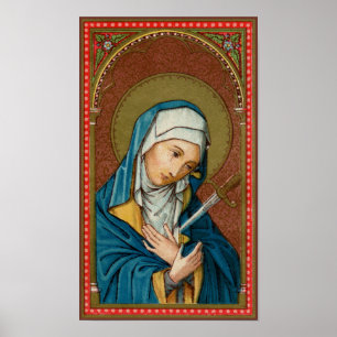 Affiche Mary as Mater Dolorosa (Mother of Sorrows) (SAU20)