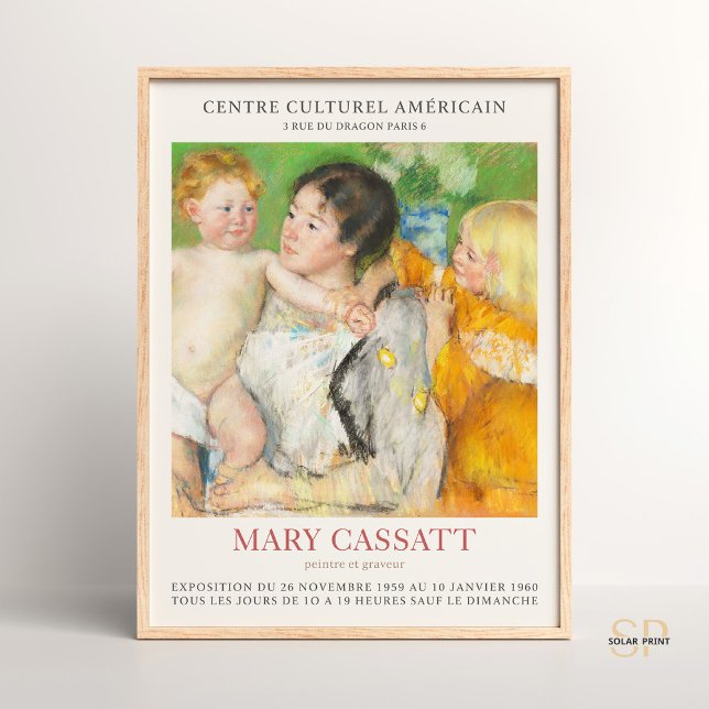 Affiche Mary Cassatt après l'art du bain Imprimer (Créateur téléchargé)