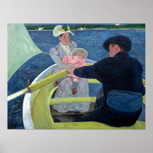 Affiche Mary Cassatt La Fête De Bateau